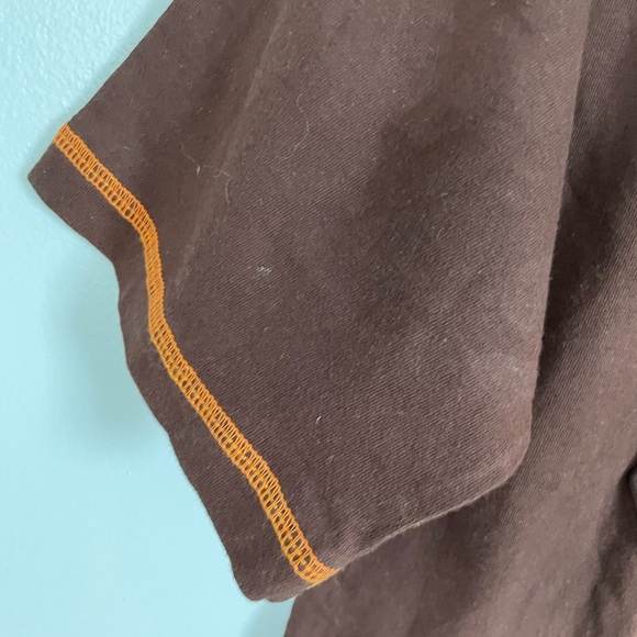 Evolution in design Brown and Orange Kids Short Sleeve Tee size large 14-16 - Picture 5 of 5